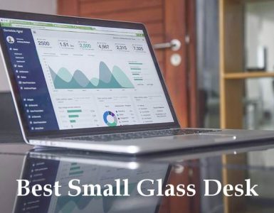 small glass desk guide