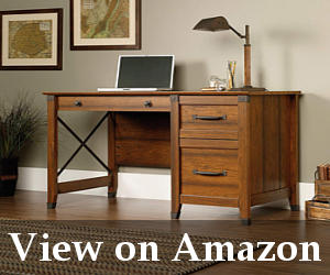 large writing desk with drawers reviews